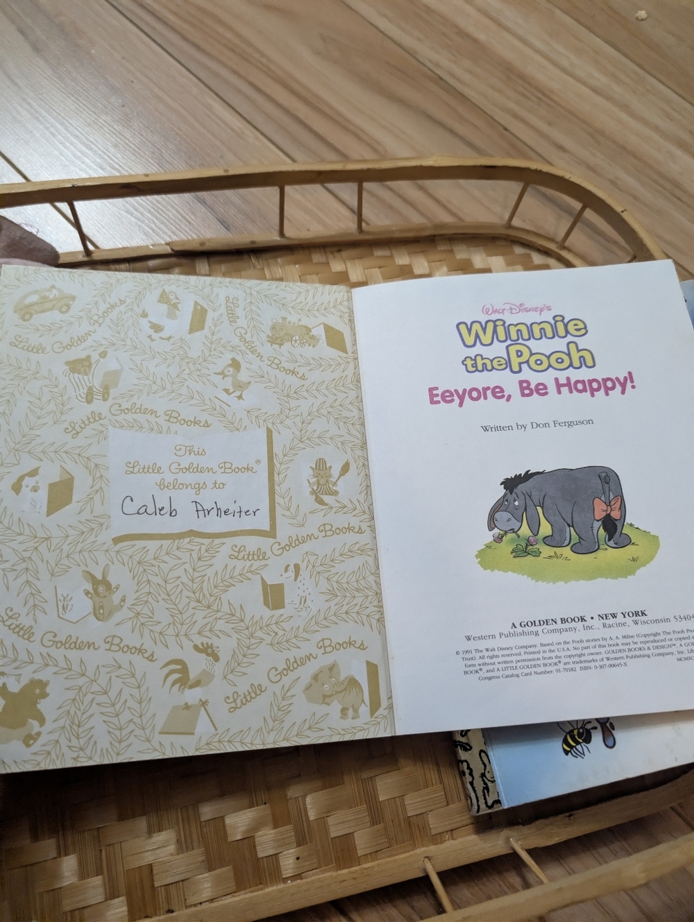 Vintage Winnie the Pooh Bundle | Little Golden Books & 3 Plush Toys - Picture 12 of 13
